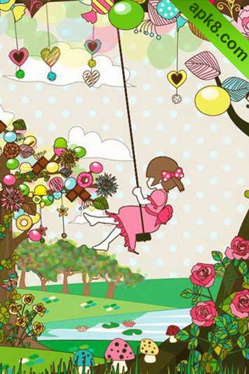 apk小游戏甜蜜树动态壁纸免费版安卓手机壁纸高清截图2