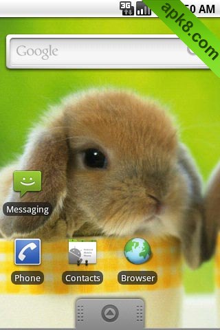 apk小游戏可爱小兔子第三辑主题壁纸安卓手机壁纸高清截图1