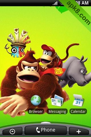 apk小游戏Donkey Kong LWP安卓手机壁纸高清截图2