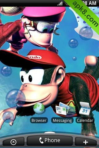 apk小游戏Donkey Kong LWP安卓手机壁纸高清截图1