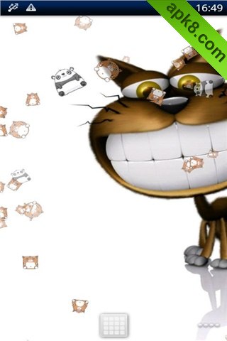 apk小游戏滑稽猫动态壁纸安卓手机壁纸高清截图2