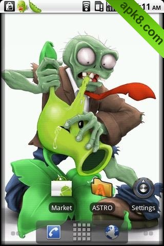 apk小游戏Plants VS Zombie Livewallpaper安卓手机壁纸高清截图1
