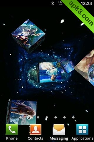 apk小游戏Horoscope 3D Boxes安卓手机壁纸高清截图2