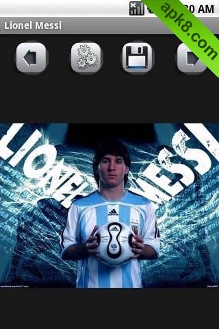apk小游戏Lionel Messi WallPapers安卓手机壁纸高清截图4