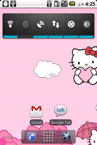 apk小游戏粉嫩可爱的Hello Kitty安卓手机壁纸高清截图2