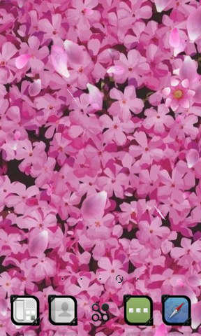 apk小游戏粉红色的樱花海洋安卓手机壁纸高清截图2