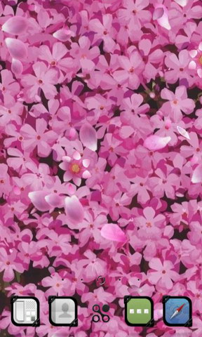 apk小游戏粉红色的樱花海洋安卓手机壁纸高清截图1