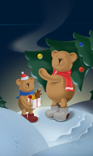apk小游戏圣诞小熊动态壁纸安卓手机壁纸高清截图4