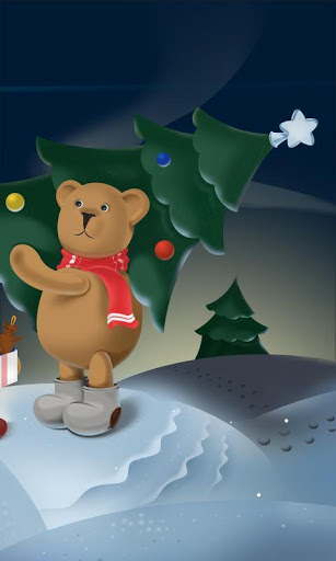 apk小游戏圣诞小熊动态壁纸安卓手机壁纸高清截图3