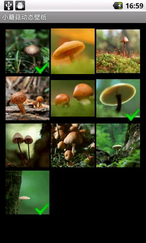 apk小游戏可爱小蘑菇动态壁纸安卓手机壁纸高清截图4