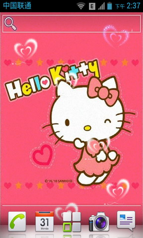 apk小游戏Hello Kitty猫咪动态壁纸安卓手机壁纸高清截图3