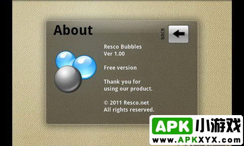 创意重力感应游戏:Resco Bubbles