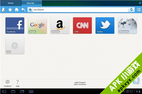 傲游浏览器:Maxthon Browser for 10寸 Tablet