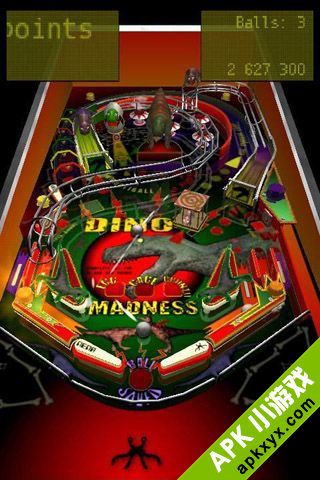 迪诺疯狂弹球:Dino Madness Pinball