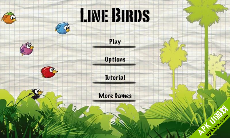 小鸟飞行:Line Birds