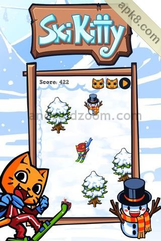 滑雪猫咪:SKI KITTY CAT