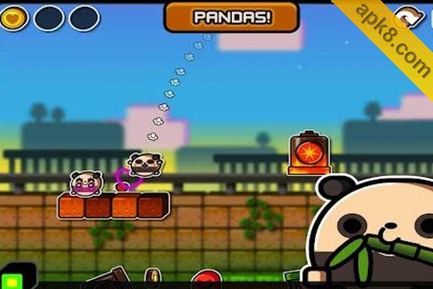 大熊猫着陆 Land-a Panda