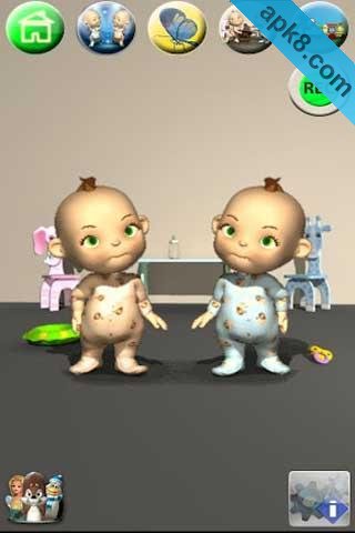 会说话的双胞胎:Talking Baby Twins