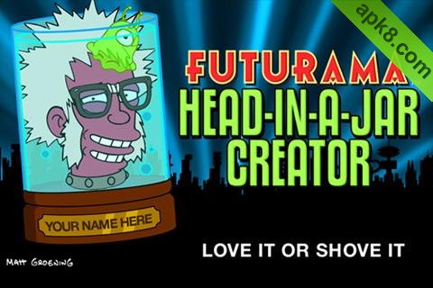 未来头像创造：Futurama Head-in-a-Jar Creator