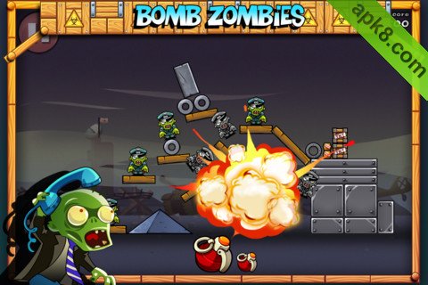 炸弹僵尸 平板游戏:Bomb The Zombies