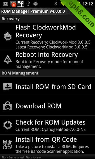 固件管家:ROM Manager