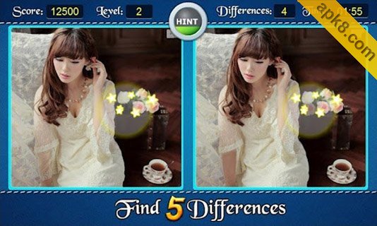 寻找差异:Find 5 Differences
