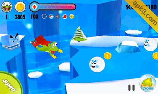 冰上青蛙 平板游戏:Frog on Ice