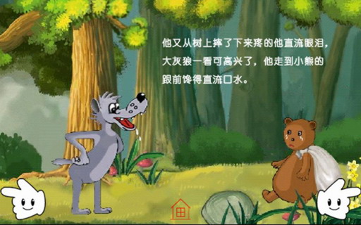 童话故事：一只小熊