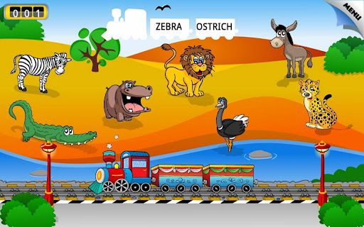 动物英语小火车