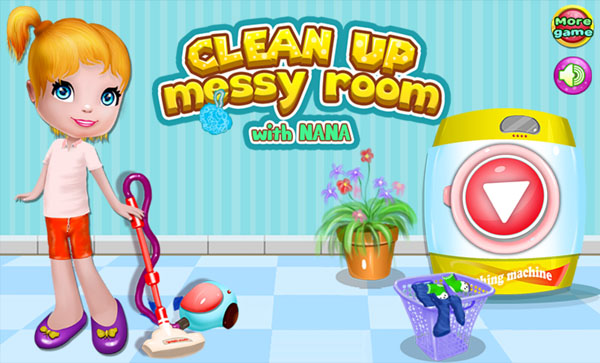 和娜娜一起打扫凌乱的房间：Clean up Messy Room with Nana