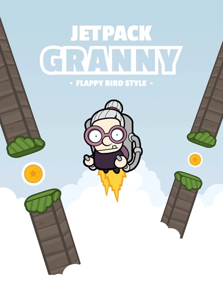 老奶奶也爱飞：Jetpack Granny