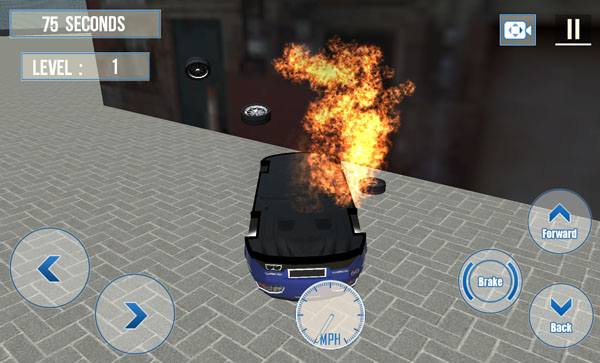 疯狂的赛车：屋顶跳跃：Crazy Car Roof Jumping 3D