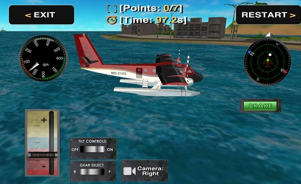 海上模拟飞机