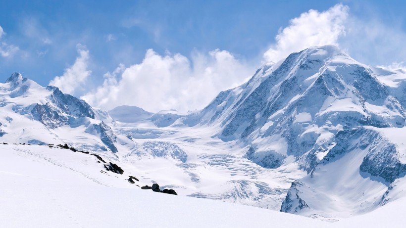 apk小游戏巍峨险峻的雪山风景手机壁纸安卓手机壁纸高清截图5