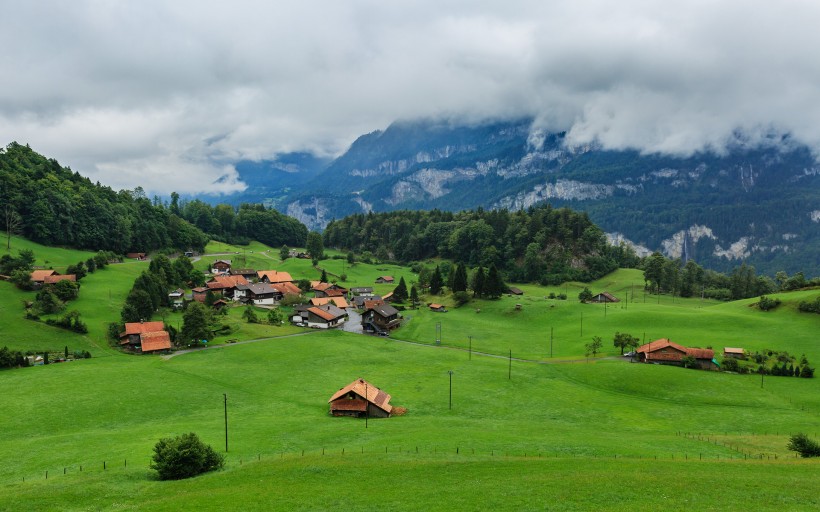 apk小游戏优美的瑞士小镇自然风景手机壁纸安卓手机壁纸高清截图6