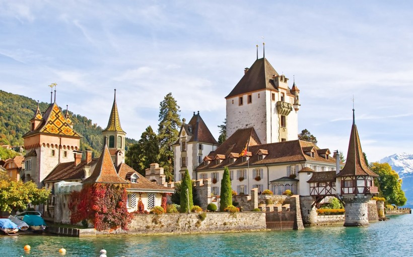 apk小游戏瑞士西庸城堡自然风景手机壁纸安卓手机壁纸高清截图5