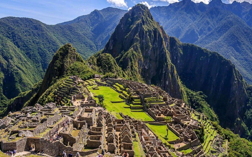 秘鲁印加遗址马丘比丘壮观风景手机壁纸