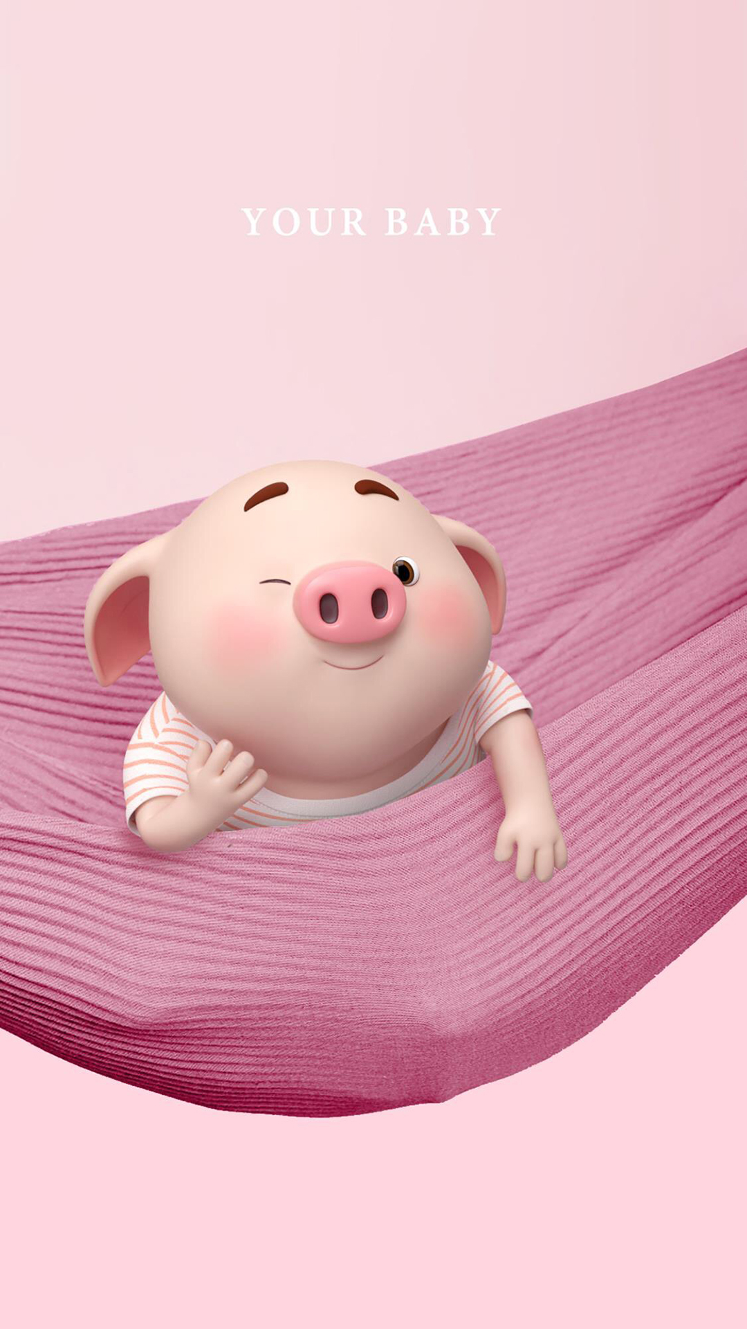 apk小游戏清新粉色猪猪手机壁纸安卓手机壁纸高清截图6