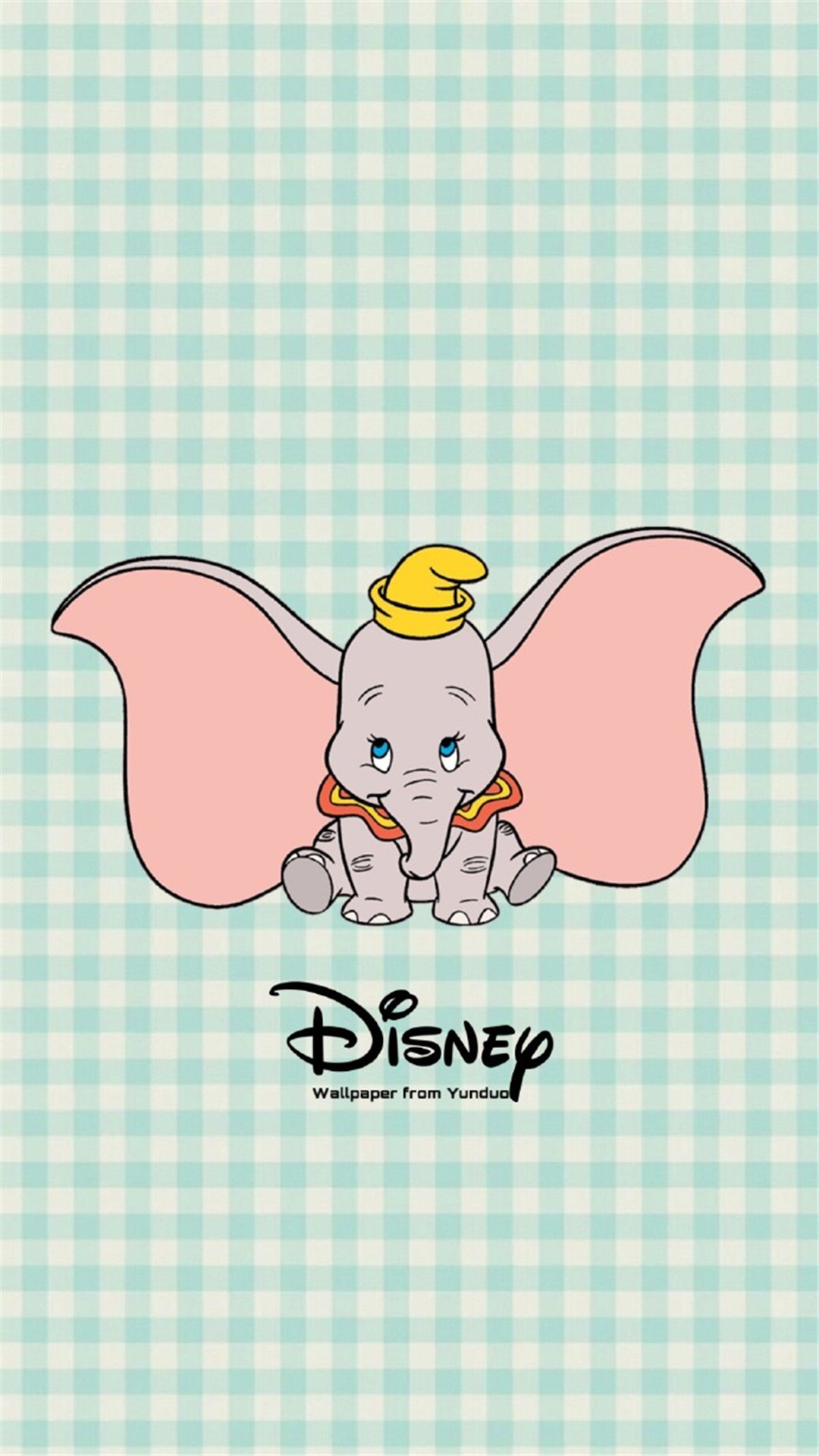 迪士尼小飞象可爱高清手机壁纸