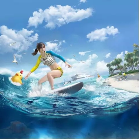 《和平精英》夏日模式冲浪玩法介绍