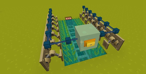 迷你世界自动水稻收割机怎么做 迷你世界自动水稻收割机教程