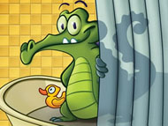 爱洗澡的鳄鱼游戏视频
